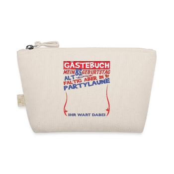 85th Birthday Man and Woman Guestbook - Organic Pouch - nature - Front