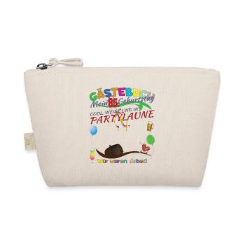 85th Birthday Man and Woman Guestbook - Organic Pouch - nature - Front