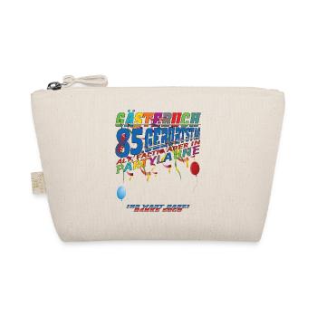 85th Birthday Man and Woman Guestbook - Organic Pouch - nature - Front