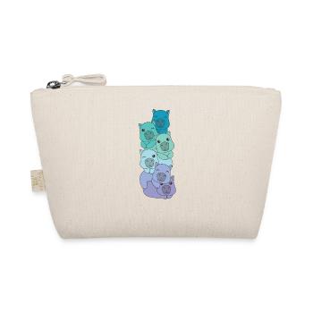 Neptunic Flag Pride LGBTQ Cute Capybara Stack - Organic Pouch - nature - Front