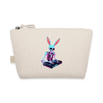 Osterhase Gamer Ikonisches Ostern Gaming - Bio-Täschchen - Natur - Vorne