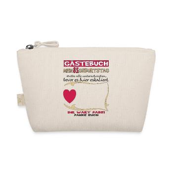 85th Birthday Man and Woman Guestbook - Organic Pouch - nature - Front