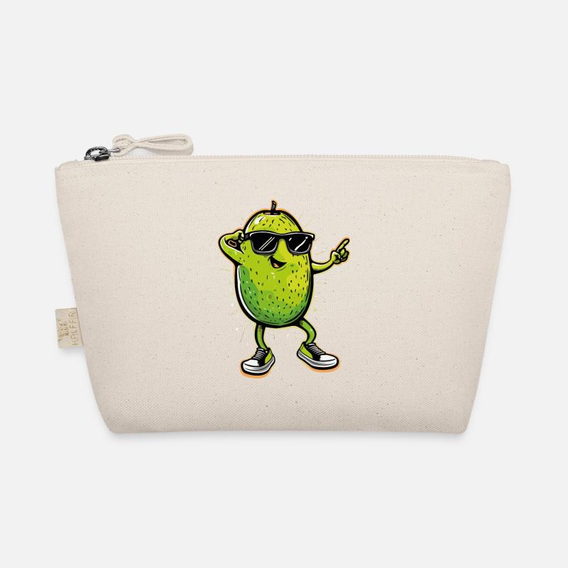 Kiwi Dabbing - Bio-Täschchen - Natur