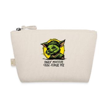 Celtic pig, only Moccus can judge me - Organic Pouch - nature - Front