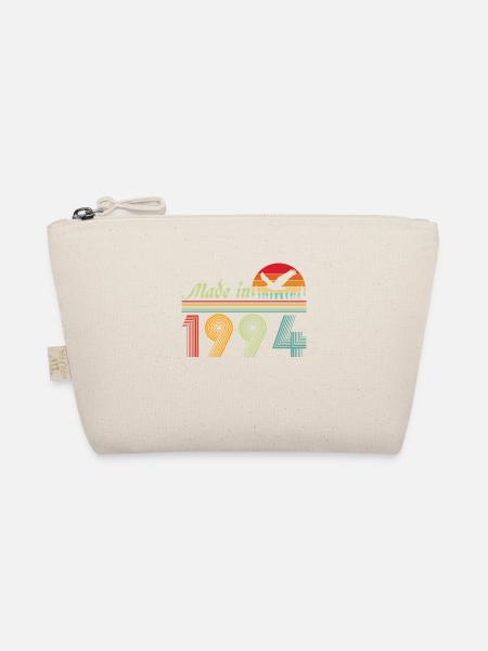1994 Jahrgang geboren Vintage Geburtstag Retro - Bio-Täschchen - Natur