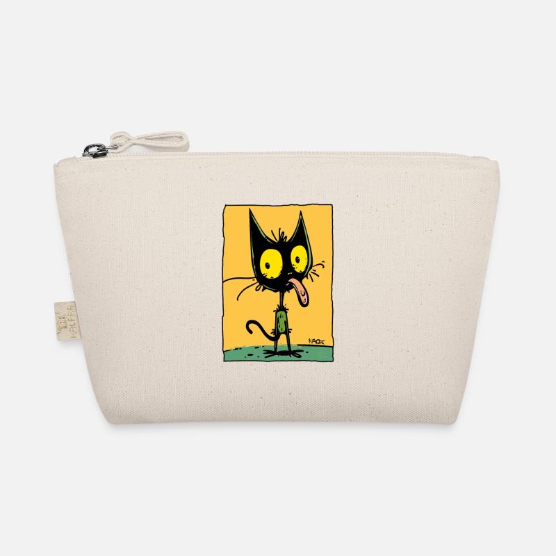 Le chat de dessin animé coquin le plus cool, chat drôle Trousse biologique