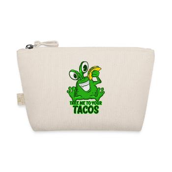 Take Me To Your Tacos T-Shirt Drôle Vert Espace - Trousse biologique - nature - Devant