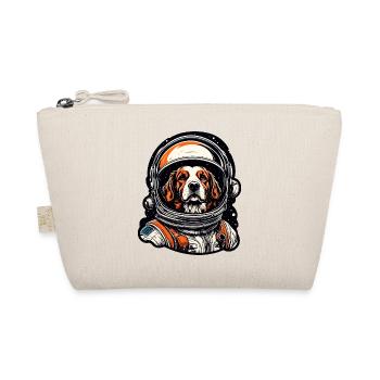 Astronaut / Weltall / Tier / Hund / Raumschiff - Bio-Täschchen - Natur - Vorne