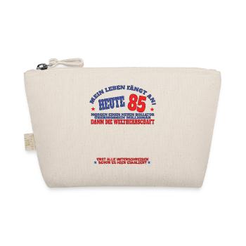 85th Birthday Man and Woman Guestbook - Organic Pouch - nature - Front