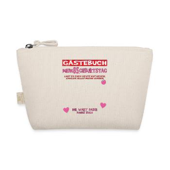 85th Birthday Man and Woman Guestbook - Organic Pouch - nature - Front