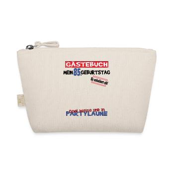 85th Birthday Man and Woman Guestbook - Organic Pouch - nature - Front