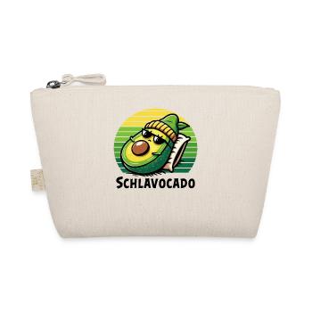 Schlavocado Schlafshirt Nachthemd Pyjama Schlaf - Bio-Täschchen - Natur - Vorne