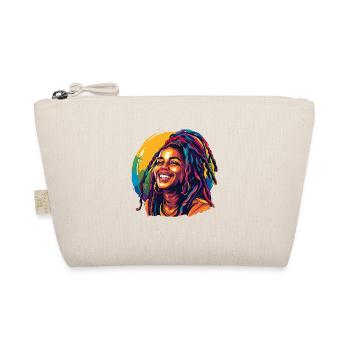 Femme rastafari jamaïcaine souriante - Trousse biologique - nature - Devant