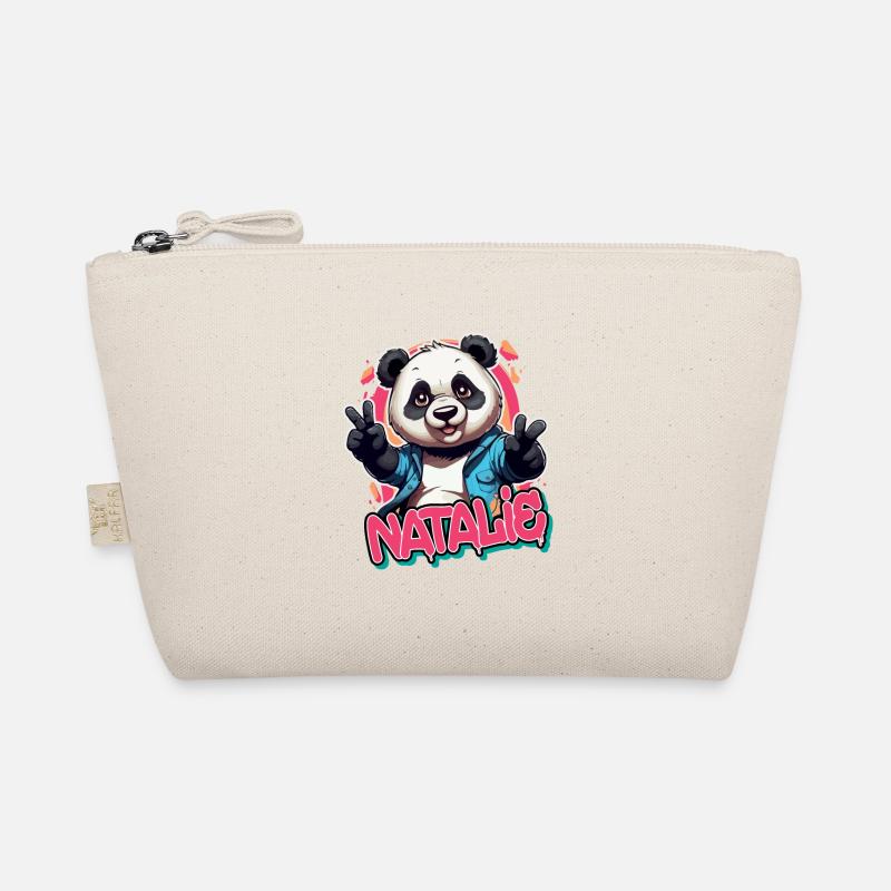 NATALIE - Beau nom de fille avec Panda cool Trousse biologique