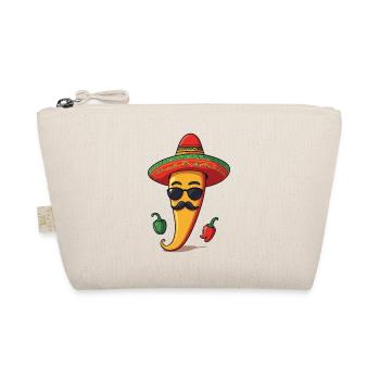 Aesthetic Chili Streetwear Hot Scoville Style - Organic Pouch - nature - Front