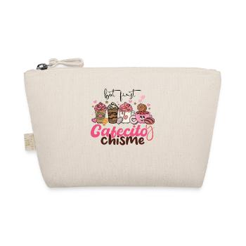 Funny Cafecito Y Chisme Coffee Cups Funny Latino - Organic Pouch - nature - Front