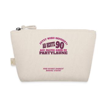 Livre d’or homme et femme 90e anniversaire - Trousse biologique - nature - Devant