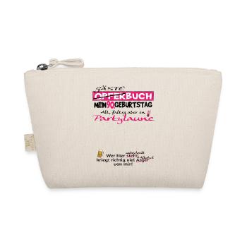 Livre d’or homme et femme 90e anniversaire - Trousse biologique - nature - Devant