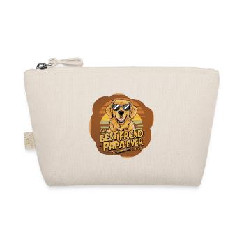 Dog with Sunglasses and Text for Best Friend - Organic Pouch - nature - Front