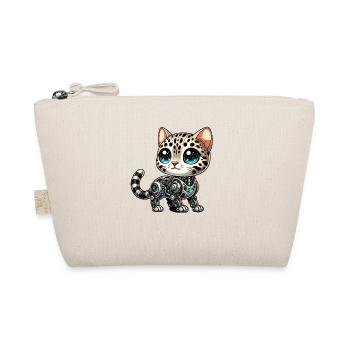 Bengal Cat Robot Cyborg Cartoon - Organic Pouch - nature - Front