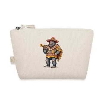 Mexican Bigfoot Sasquatch With Sombrero - Organic Pouch - nature - Front
