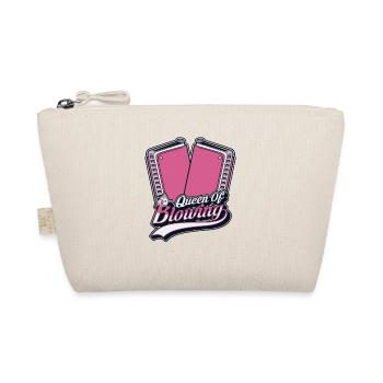 Queen Of Blowing Harmonist Harmonicist Mouth Harp - Organic Pouch - nature - Front