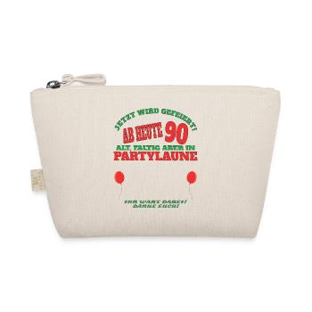 Livre d’or homme et femme 90e anniversaire - Trousse biologique - nature - Devant