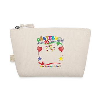 Livre d’or homme et femme 90e anniversaire - Trousse biologique - nature - Devant