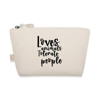 Aime les animaux Tolère les gens 3 - Trousse biologique - nature - Devant