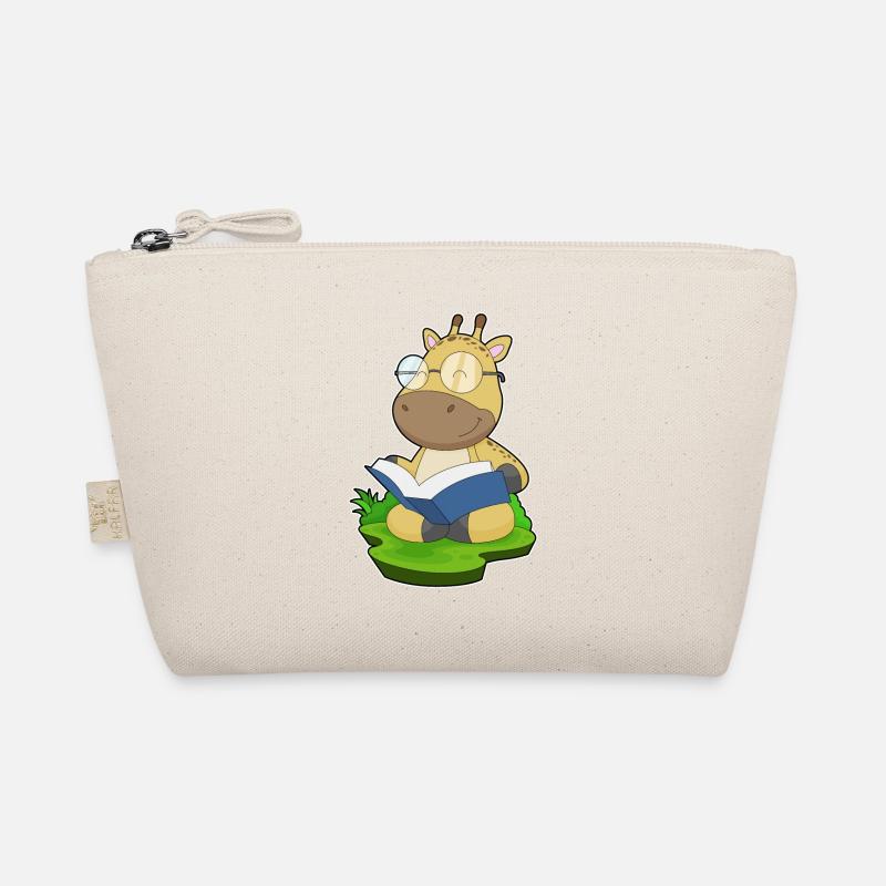 Giraffe Nerd Buch Bio-Täschchen