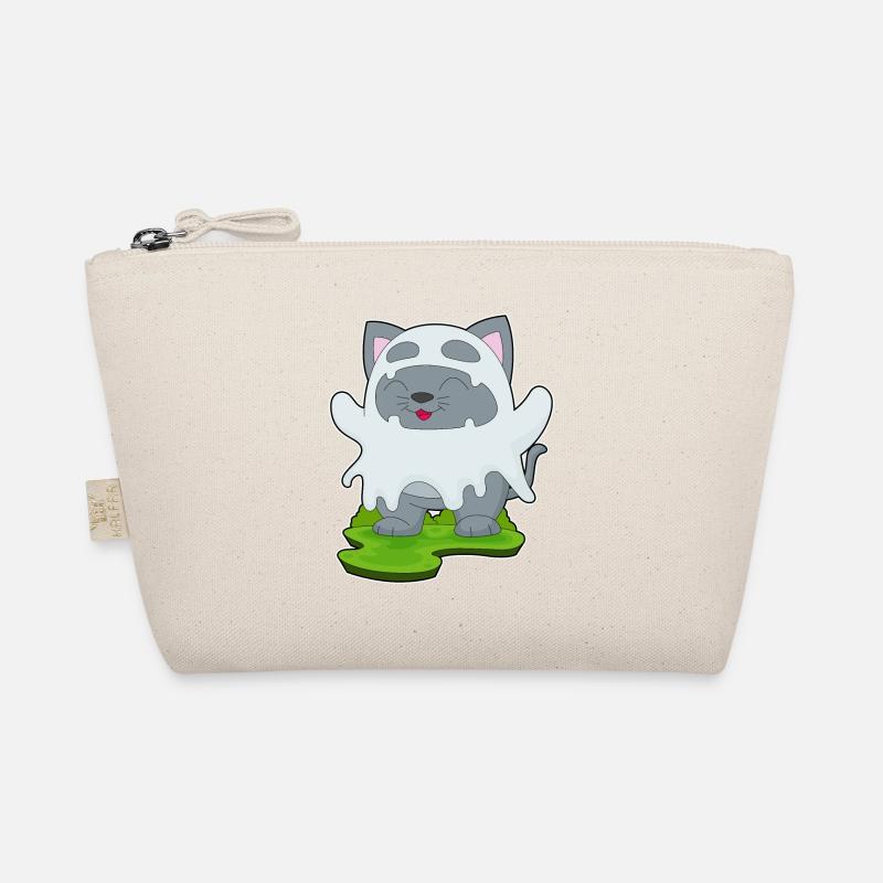 Chat Halloween Fantôme Trousse biologique