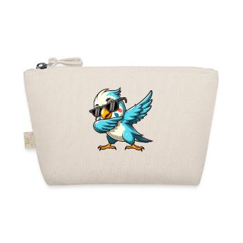 Cockatoo Dabbing Action Funny Bird Motif - Organic Pouch - nature - Front