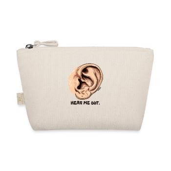 Listen to me: A big ear - Organic Pouch - nature - Front