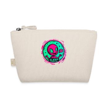 Little happy alien, sleeping - Organic Pouch - nature - Front