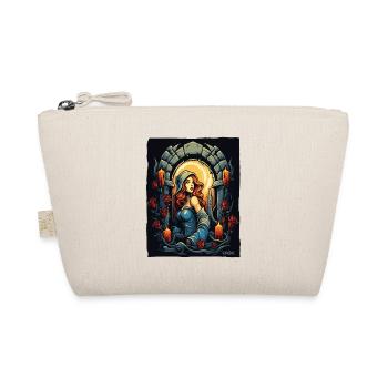 A maid lost in the dungeon of roses - Organic Pouch - nature - Front