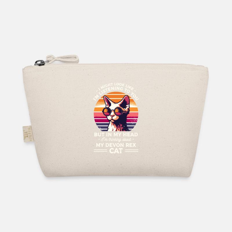Ich könnte aussehen, als würde ich dir zuhören Devon Rex Bio-Täschchen