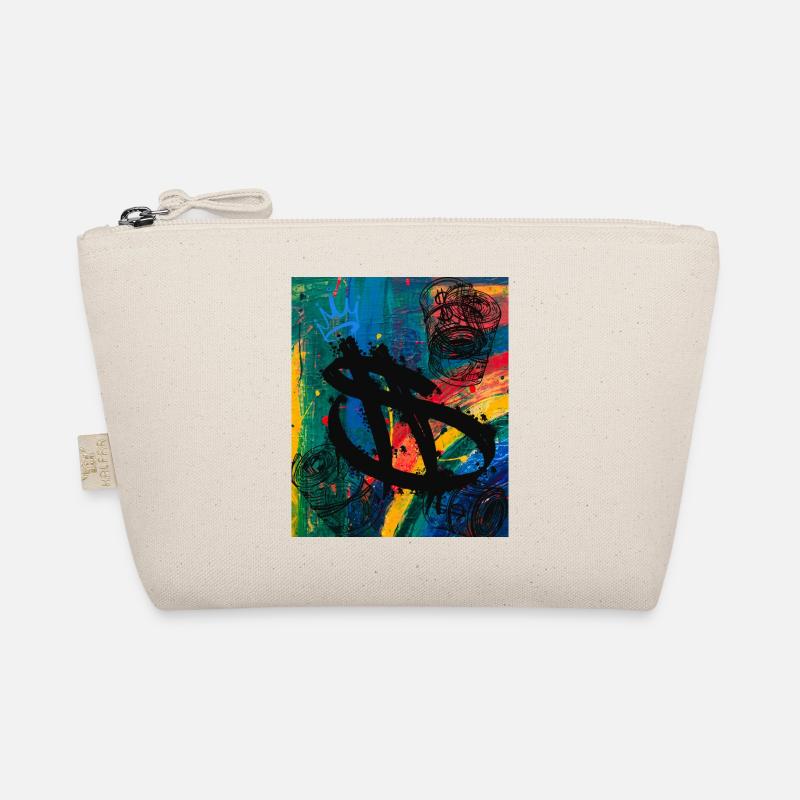 Argent Argent Para Dollar Graffiti Bourse Trousse biologique