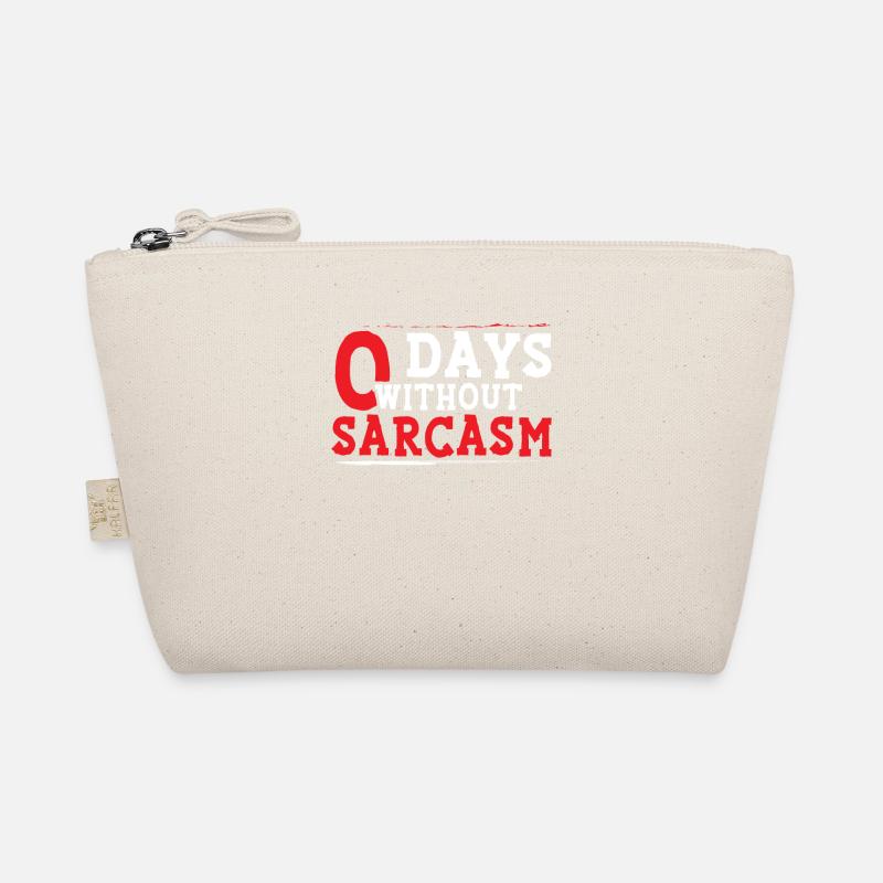 Hugging funny side 0 days without sarcasm Organic Pouch