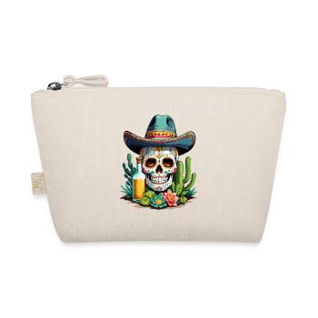 Zuckerschädel Mexiko Tequila Cinco de Mayo Feier - Bio-Täschchen - Natur - Vorne