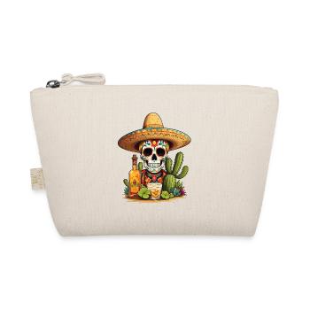 Zuckerschädel Tequila Cinco De Mayo Mexiko Feier - Bio-Täschchen - Natur - Vorne