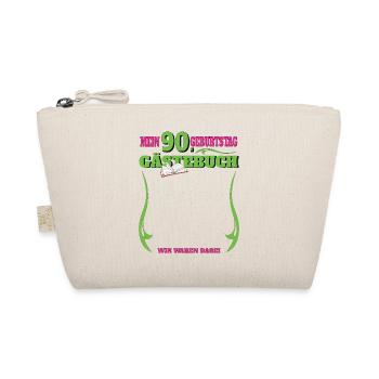 Livre d’or homme et femme 90e anniversaire - Trousse biologique - nature - Devant