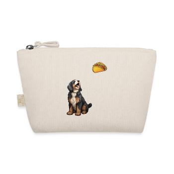 Bernedoodle Staring At Taco - Organic Pouch - nature - Front