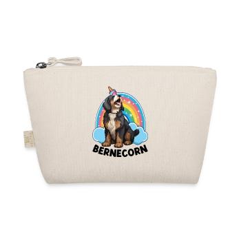 Bernecorn, Funny Unicorn Bernedoodle - Organic Pouch - nature - Front