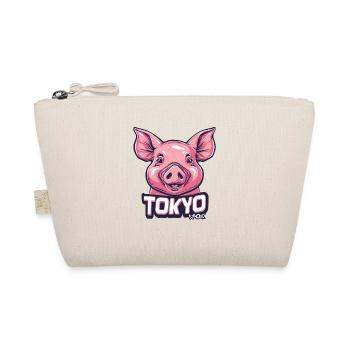Grand sourire et cochon drôle de Tokyo - Trousse biologique - nature - Devant