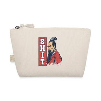 Confucius says: Shit... - Organic Pouch - nature - Front