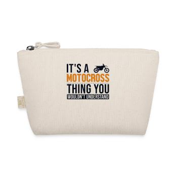 It's a Motocross Thing Racing Supermoto - Organic Pouch - nature - Front