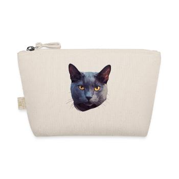Chat bleu russe Russisch Blau Katze - Trousse biologique - nature - Devant
