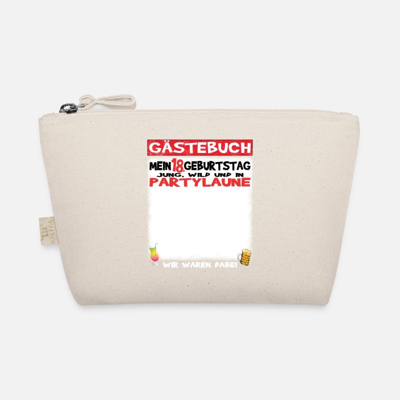 18. Geburtstag Mädchen & Junge Gästebuch Bio-Täschchen