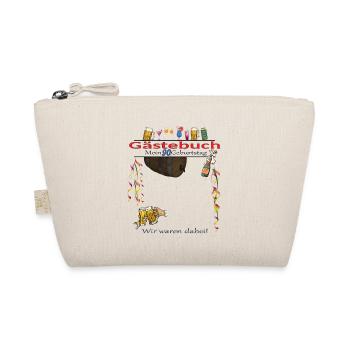 Livre d’or homme et femme 90e anniversaire - Trousse biologique - nature - Devant