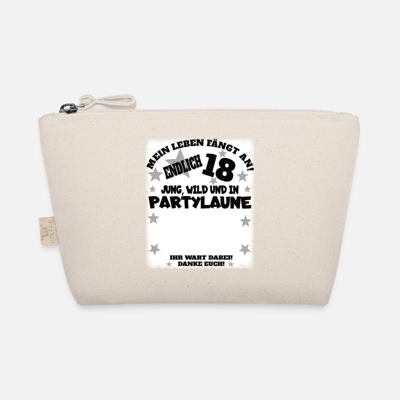 18. Geburtstag Mädchen & Junge Gästebuch Bio-Täschchen